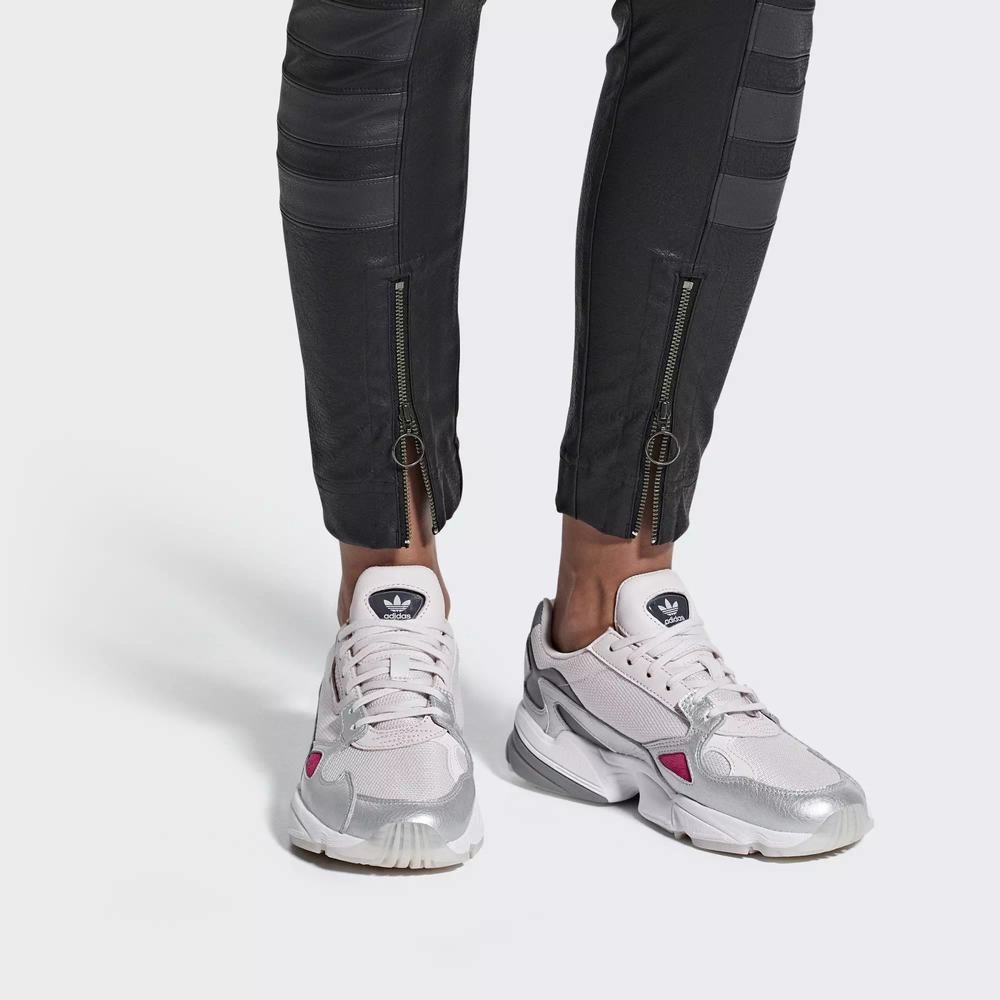 Adidas Falcon Tenis Morados Para Mujer (MX-46615)